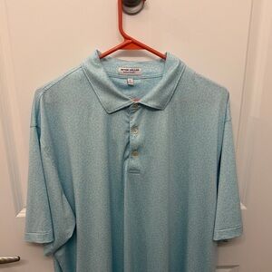 Peter Millar x Taylormade Sky Blue Polo Shirt for Men